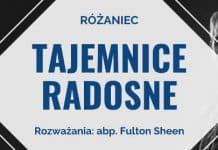 Tajemnice radosne – Rozważania abp. Fultona Sheen’a